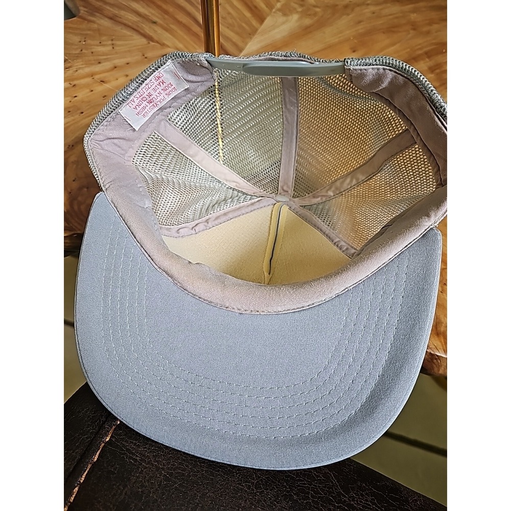 Vintage Adjustable Gray and White Industrial Nuclepore Mesh Trucker‎ Hat - Picture 12 of 15